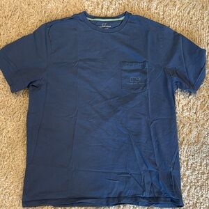 Vineyard Vines Men's Navy Short-Sleeve Pocket Tee